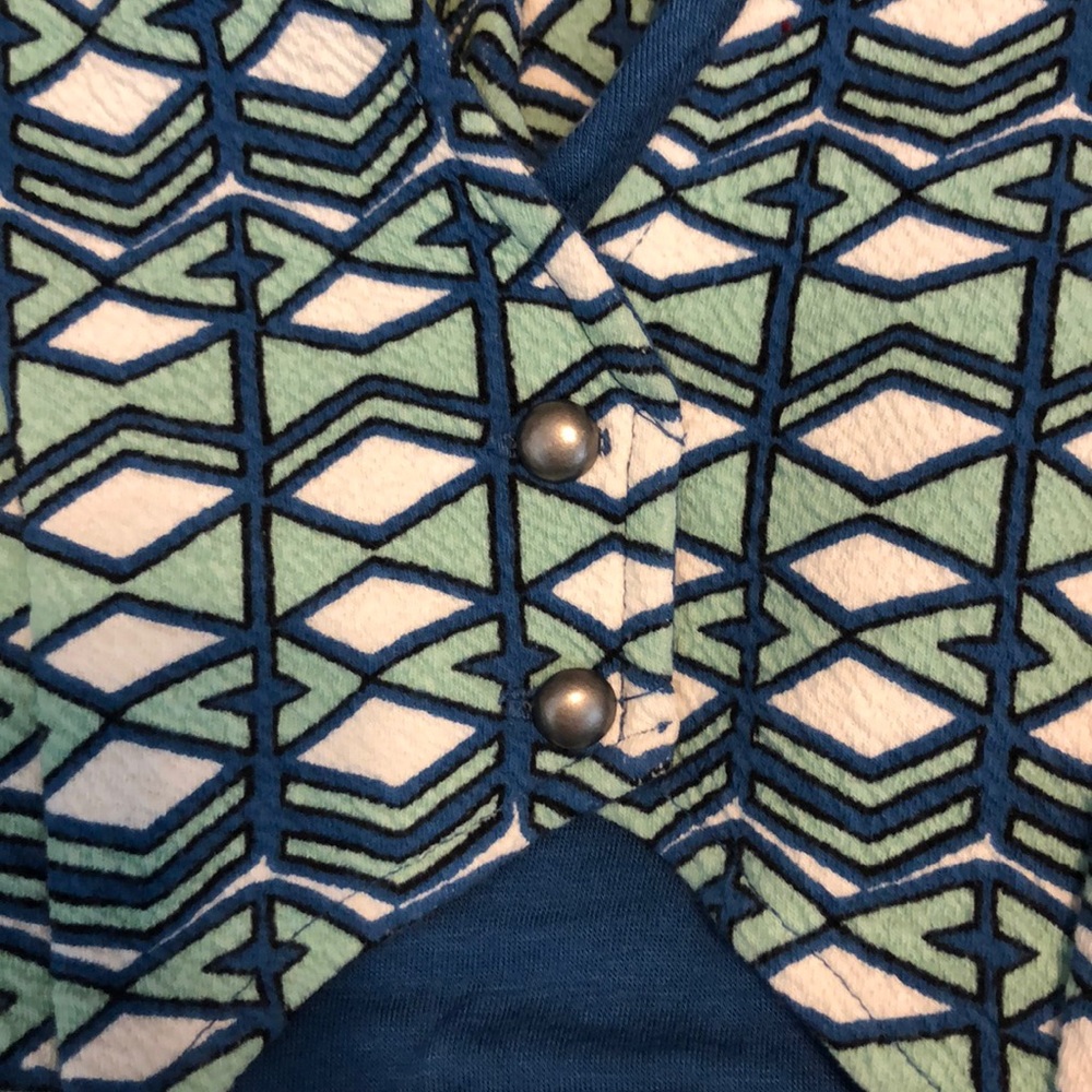 ❗️FINAL❗️ 🆕 Anthropologie MAEVE Blue Motif Dress 🔴🔴 - Picture 6 of 6